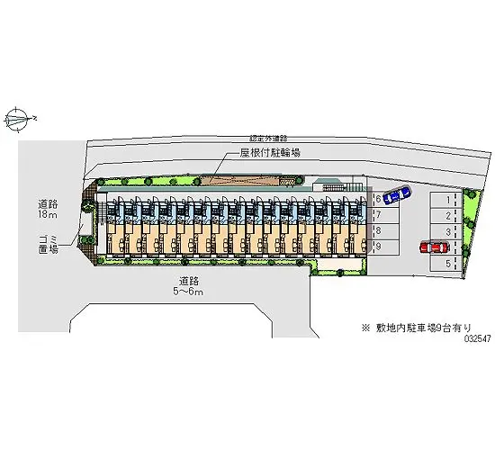 ★手数料０円★東大和市蔵敷　月極駐車場（LP）